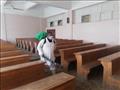 تطهير وتعقيم جامعة الزقازيق ضد فيروس كورونا
