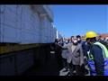 وزير النقل يتفقد ميناء الاسكندرية 