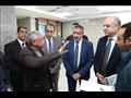 محافظ المنوفية أثناء تفقده المستشفى