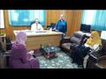  وكيل وزارة الصحة بسوهاج خلال لقائه الممرضات