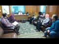  وكيل وزارة الصحة بسوهاج خلال لقائه الممرضات