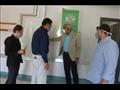 رئيس جامعة المنصورة خلال تفقده مجمع العنايات الجديد