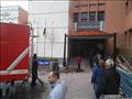 حريق بمستشفى القباري في الإسكندرية 