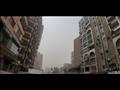 عاصفة ترابية تغطي سماء أسيوط
