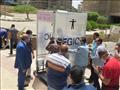 تركيب بوابات تعقيم بالمدخل الرئيسي لجامعة الأزهر 