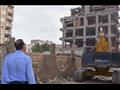 محافظ الإسكندرية يتابع إزالة عقارات مخالفة