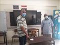 رئيس حي الدقي ومدير الإدارة التعليمية يتفقدان لجان الثانوية