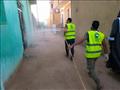 رش وتعقيم شوارع قرية منيحة