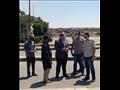 نائب محافظ الجيزة يتفقد طريق المنصورية ولجان الثانوية العامة