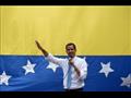 زعيم المعارضة الفنزويلية خوان غوايدو خلال تظاهرة ف