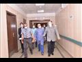 محافظ أسيوط يتفقد مستشفي عزل الراجحى وعزل المدينة الجامعية للطالبات لمتابعة سير العمل