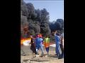 انفجار ماسورة مازوت على طريق الإسماعيلية