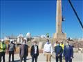 وزير الآثار يتفقد مسلة رمسيس الثاني في العلمين 