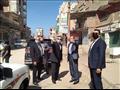 محافظ كفر الشيخ خلال تفقده طريق الحمراوي بمركز كفر الشيخ