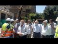 وزير النقل يتابع معالجة وإصلاح عمارة الشربتلي بالزمالك