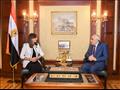 وزيرة الهجرة تستقبل سفير العراق