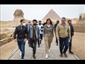  مينا مسعود يزور الأهرامات وأبو الهول 