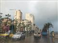 أمطار غزيرة في الإسكندرية