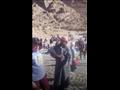 السائحين بعد هبوط جبل موسى