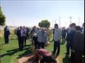 زراعة النخيل في حديقة 30 يونيو احتفالا بالعيد القومي للوادي الجديد