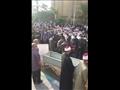أهالي الشرقية يودعون شهيدا الواجب من مسجد الفتح بالزقازيق