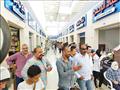 استقبال زوار بازار بورسعيد الجديد 