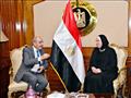 وزيرة الصناعة تبحث مع نظيرها الأردني تعزيز التعاون