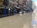 السيول تغرق شوارع حي المنتزه