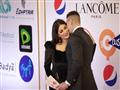 قبلة الفيشاوي وزوجته بمهرجان القاهرة 