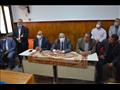 محافظ المنيا يتفقد مدرسة المتفوقين للعلوم والتكنولوجيا