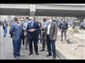 محافظ الجيزة يتابع أعمال تطوير ميدان الحسينية