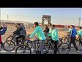ماراثون للدراجات الهوائية بممشى الخارجة 