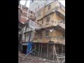 انهيار شرفات عقار في الإسكندرية 