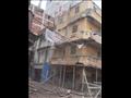انهيار شرفات عقار في الإسكندرية 