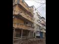 انهيار شرفات عقار في الإسكندرية 