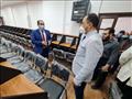 رئيس جامعة دمنهور يتفقد المرحلة الأولى بمراكز الاختبارات الالكترونية