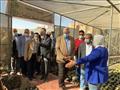 وزير الزراعة يتفقد مزرعة أقلمة الشتلات