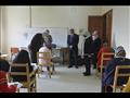 رئيس جامعة الفيوم يتفقد لجان امتحانات