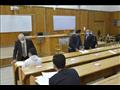 رئيس جامعة الفيوم يتفقد لجان امتحانات