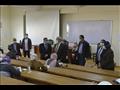 رئيس جامعة الفيوم يتفقد لجان امتحانات