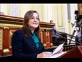 وزيرة التخطيط خلال الجلسة العامة لمجلس النواب المنعقدة