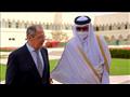 أمير قطر ووزير الخارجية الروسي