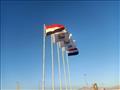 الأعلام تزين شوارع الطور في جنوب سيناء