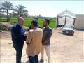 نائب محافظ الجيزة يتابع مشروعات الرصف بالبدرشين