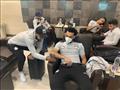 منتخب مصر في المطار