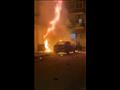 حريق بمحل في الإسكندرية 