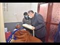 زيارة مصابى حادث قطارى سوهاج 