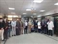 وفد جامعة الأزهر  يزور مصابي قطاري سوهاج في مستشفى الإيمان بأسيوط
