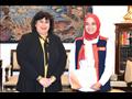 وزيرة الثقافة تهنئ ابنة الأوبرا