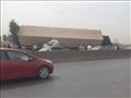 شلل مروري على طريق بنها المنصورة بسبب انقلاب سيارة نقل